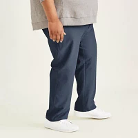 Dockers Comfort Knit Chino Mens Big and Tall Straight Fit Flat Front Pant