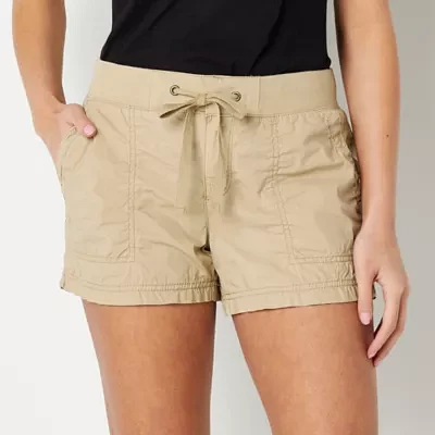 St. John's Bay Womens Mid Rise Stretch Fabric Soft Short