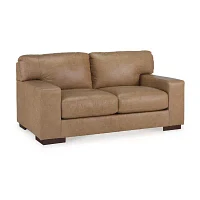 Signature Design By Ashley® Lombardia Leather Loveseat