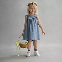 Okie Dokie Toddler & Little Girls Sleeveless A-Line Dress