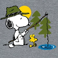 Little & Big Boys Snoopy Crew Neck Short Sleeve Peanuts Graphic T-Shirt