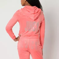 Juicy By Couture Hooded Lightweight Womens Juniors Casual Track Jacket