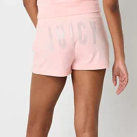 Juicy By Couture Womens Mid Rise Pull-On Short Juniors