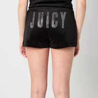 Juicy By Couture Womens Mid Rise Pull-On Short Juniors