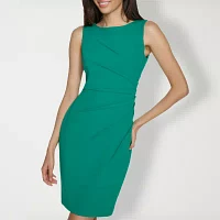 Marc New York Womens Sleeveless Sheath Dress Petite