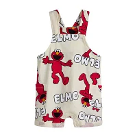 Sesame Elmo Baby Boys 2-pc. Street Shortall Set