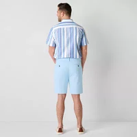 St. John's Bay Comfort Stretch Dexterity 9" Mens Adaptive Easy-on + Easy-off Chino Short