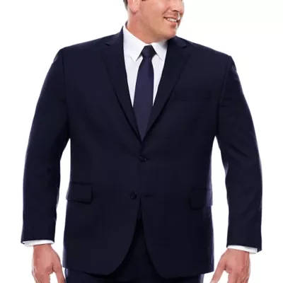 Stafford Travel Wool Blend Stretch Suit Jacket Big and Tall