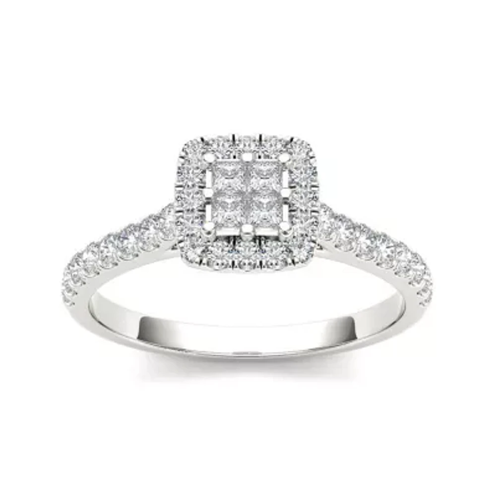 CT.T.W. Natural Diamond 10K Gold Engagement Ring