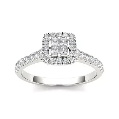 CT.T.W. Natural Diamond 10K Gold Engagement Ring