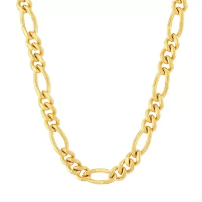 Stainless Steel 30 Inch Figaro Chain Necklace