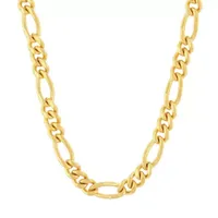 Stainless Steel 30 Inch Figaro Chain Necklace