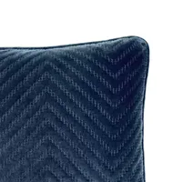 Fieldcrest Chevron Velvet Pillow Sham