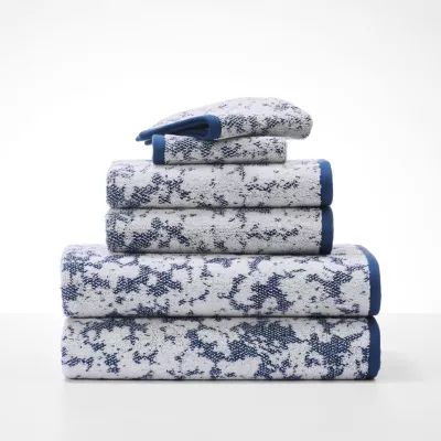 Fieldcrest Jacquard Tossed Bouquet Washcloths