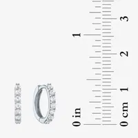 (H-I / SI2-I1) Diamond Addiction 1/4 CT. T.W. Lab Grown White 13mm Hoop Earrings