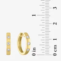 Diamond Addiction (G-H / Si2-I1) 1/5 CT. Lab Grown White Diamond 10K Gold 14.5mm Hoop Earrings