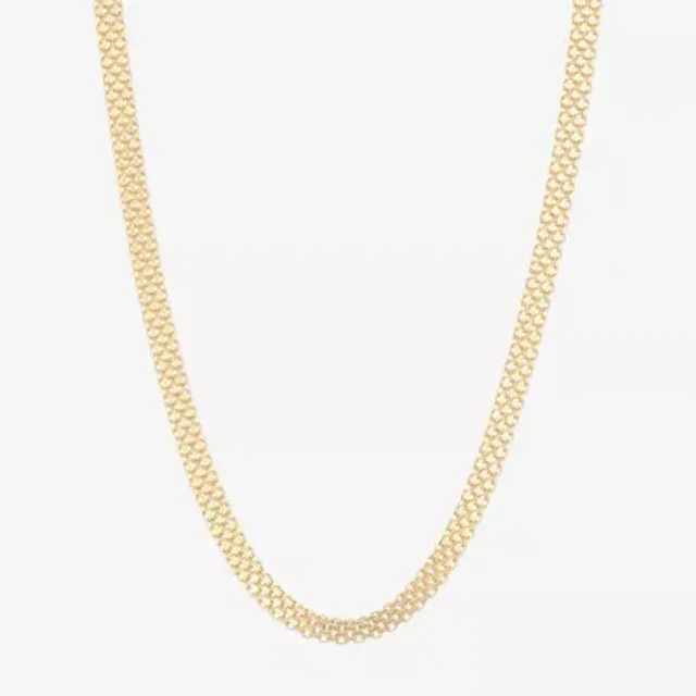 Made in Italy 24K Gold Over Silver Sterling Silver 24 Inch Solid Rope Chain  Necklace - JCPenney