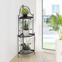 Glitzhome 44.75in Corner Shelf Planter Stands