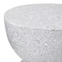 Glitzhome 17.75in Mgo Terrazzo Planter Stands