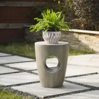 Glitzhome 18in Mgo Concrete Planter Stands