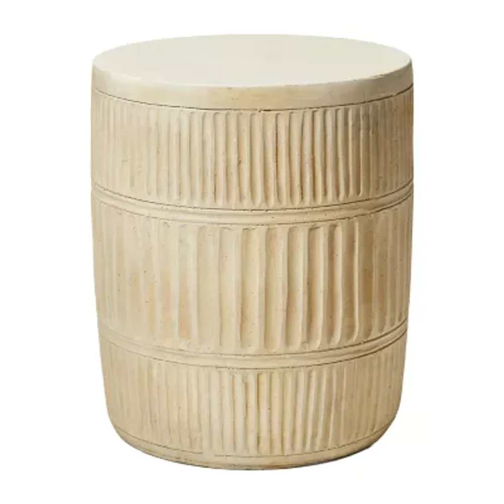 Glitzhome 18in Mgo Textured Planter Stands