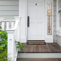 Glitzhome 42h Wooden Easter Welcome Porch Sign Easter Porch Sign
