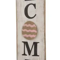 Glitzhome 42h Wooden Easter Welcome Porch Sign Easter Porch Sign