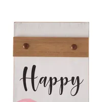 Glitzhome "42""H Wooden Happy Easter Porch Sign" Easter Porch Sign