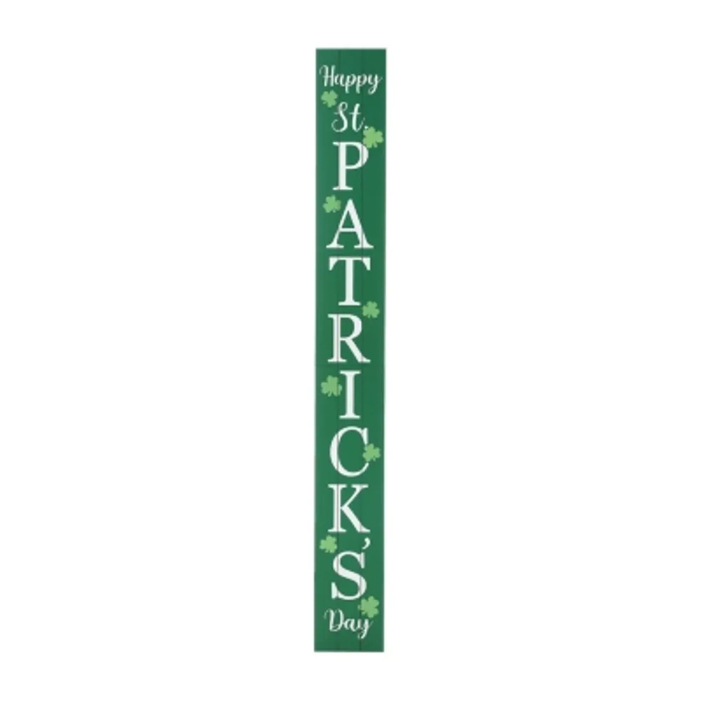 Glitzhome 60l Wooden St. Patricks Porch Sign St. Patricks Day Porch Sign