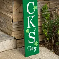 Glitzhome 60l Wooden St. Patricks Porch Sign St. Patricks Day Porch Sign