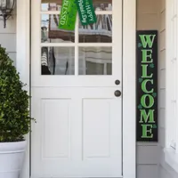 Glitzhome 42" St. Patrick's Wooden Porch Sign