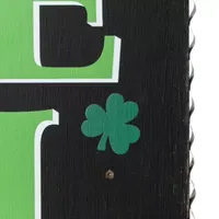 Glitzhome 42" St. Patrick's Wooden Porch Sign