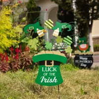 Glitzhome 31.5" St.Patrick's Yard Art