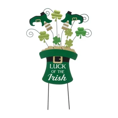 Glitzhome 31.5" St.Patrick's Yard Art