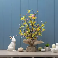 Glitzhome 18" Easter Egg Tree Tabletop Decor