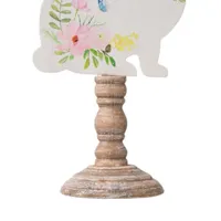 Glitzhome Wooden Bunny 2-pc. Easter Tabletop Decor