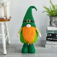 Glitzhome 40" St. Patrick's Standing Decor Gnomes