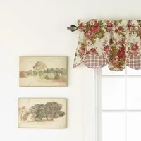 Waverly Norfolk Rod Pocket Scallop Valance