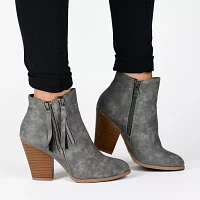 Journee Collection Womens Vally Stacked Heel Booties