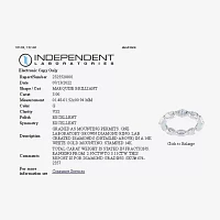 G / Vs2) CT. T.W. Lab Grown White Diamond 14K Gold Eternity Wedding Band