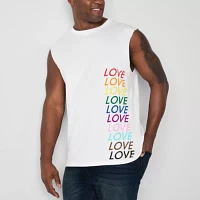 Hope & Wonder Pride Extended Sizes 'Love' Sleeveless Tank Top