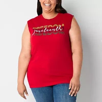 Hope & Wonder Juneteenth 'Freedom' Adult Extended Sizes Tank Top