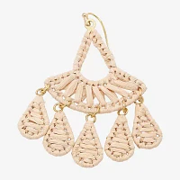 Bijoux Bar Raffia Drop Earrings