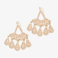 Bijoux Bar Raffia Drop Earrings