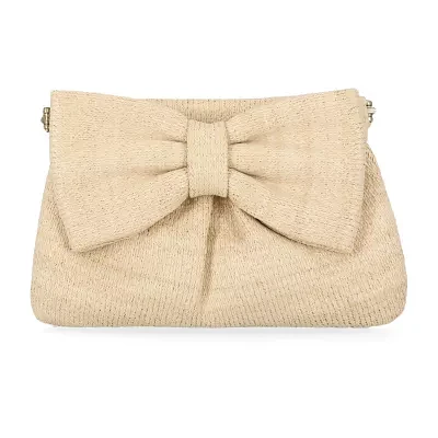 Gunne Sax by Jessica McClintock Vivienne Bow Clutch Evening Bag