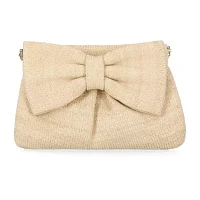 Gunne Sax by Jessica McClintock Vivienne Bow Clutch Evening Bag
