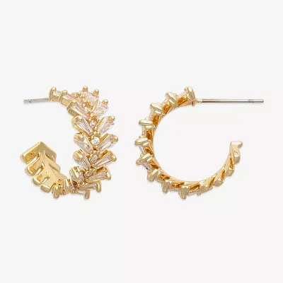 Mixit Hypoallergenic Gold Tone 8.1mm Hoop Earrings