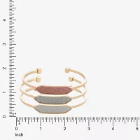 Monet Jewelry Gold Tone 3-pc. Cuff Bracelet