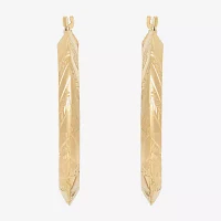 10K Gold 35mm Hoop Earrings