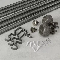 Umbra Marble Knob Double Curtain Rod